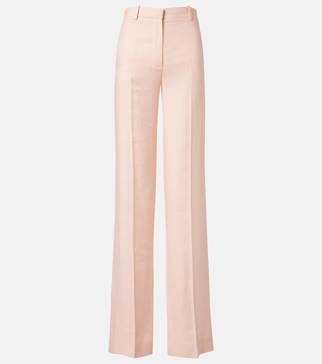 

Золотистые прямые брюки из льна и шерсти Goldie Loro Piana, Fluffy Pink