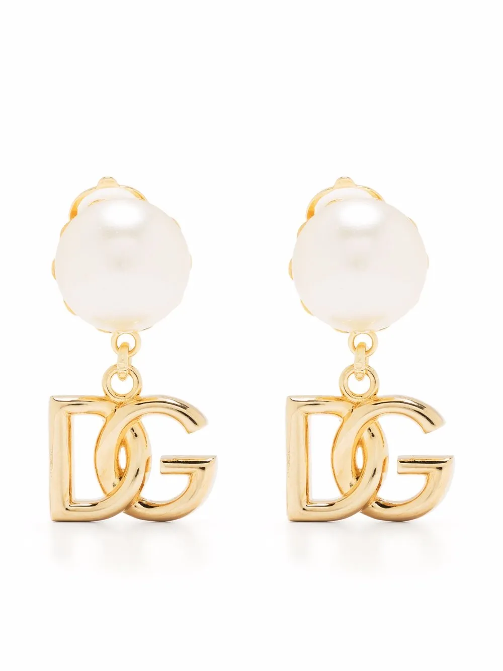

Серьги-подвески с логотипом DG DOLCE & GABBANA, золотой
