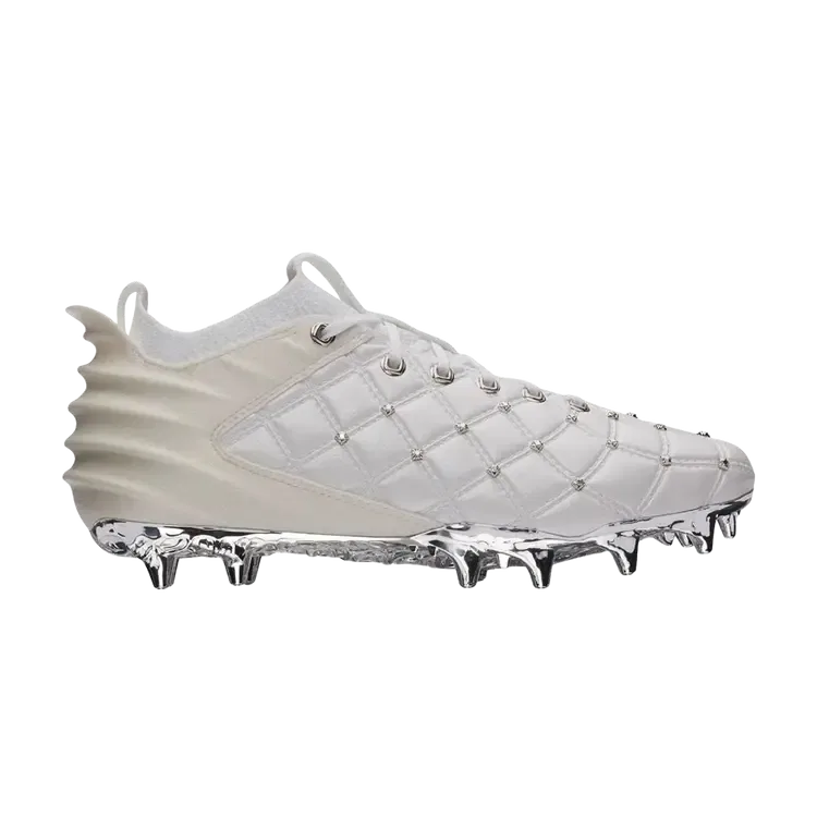 Кроссовки Justin Jefferson x Under Armour Blur 2.0 MC Chrome 18, белый