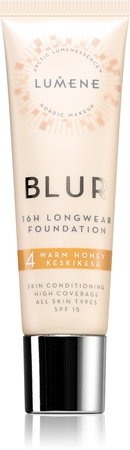 

Длительный 16h Основа Lumene Blur 16h Longwear, 4 Warm Honey 30 ml