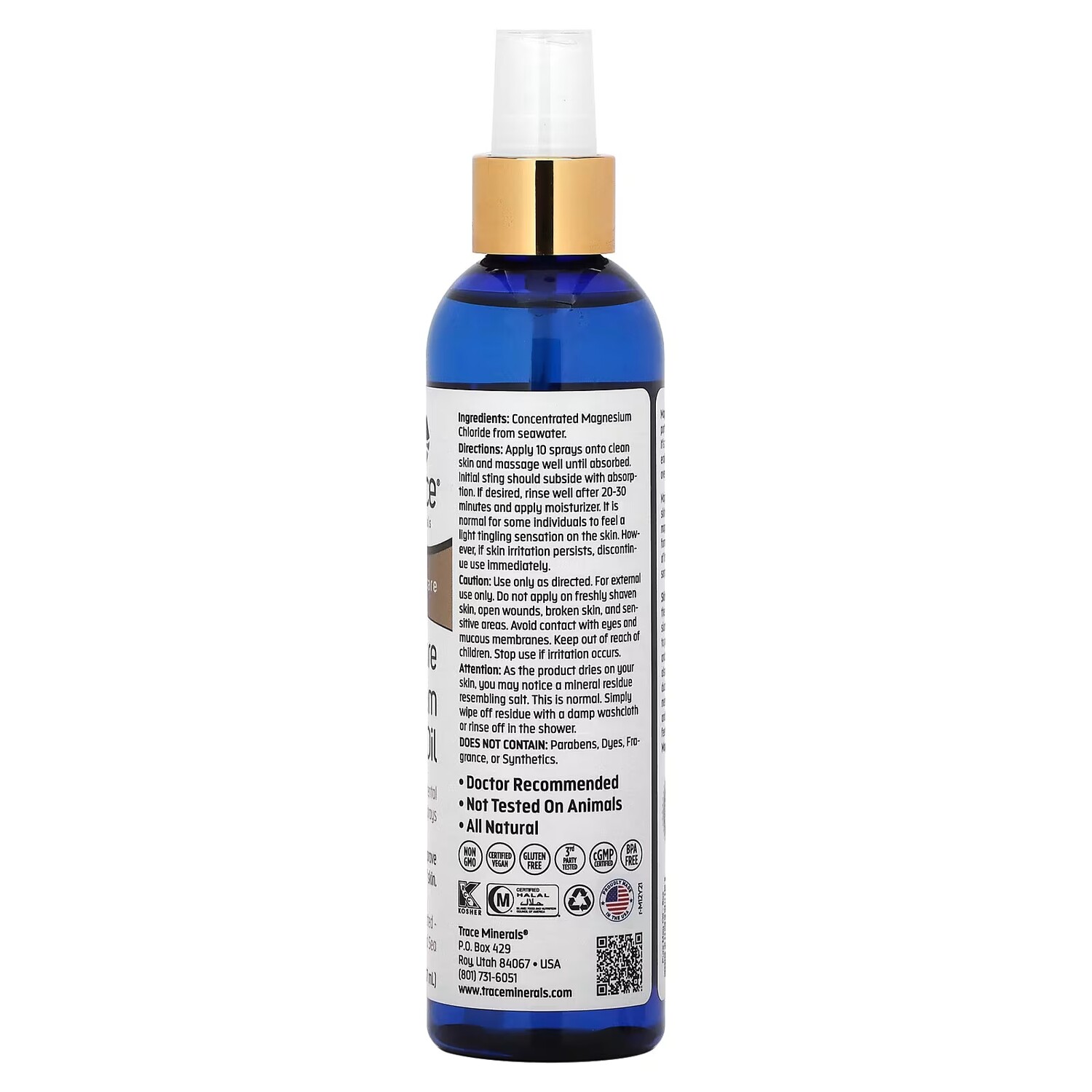 Магниевое масло Trace Minerals TM Skincare, 237 мл — фото 2