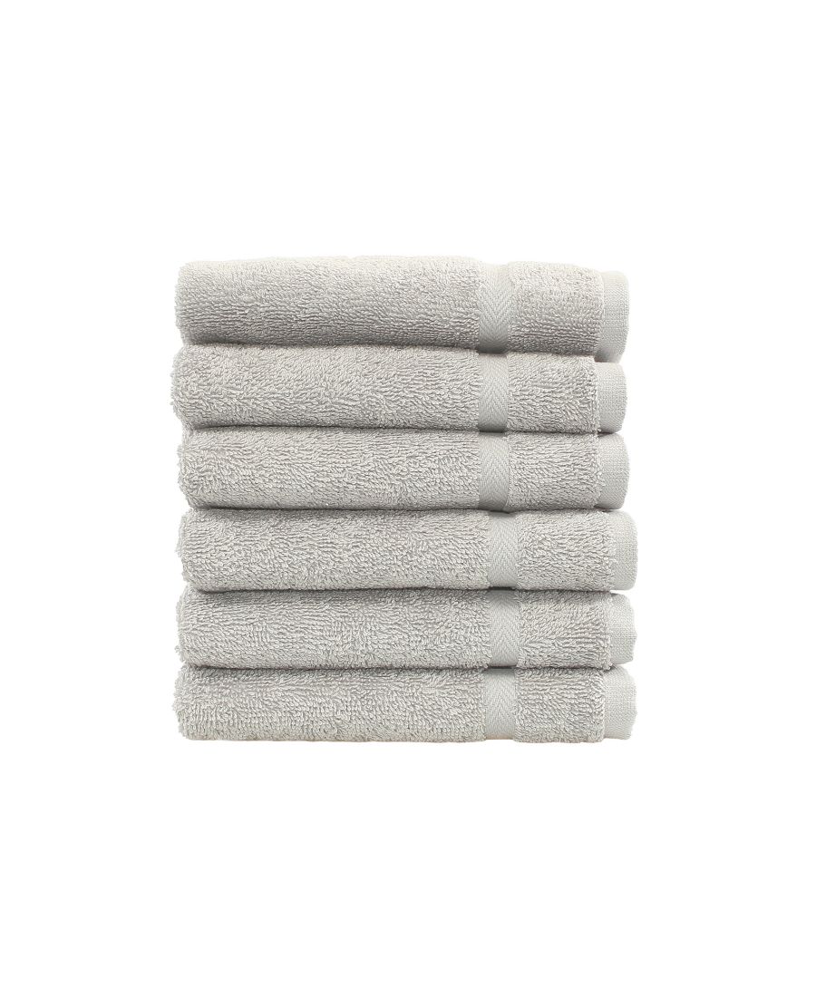 Набор мочалок denzi из 6 предметов Linum Home, Light Grey — фото 2