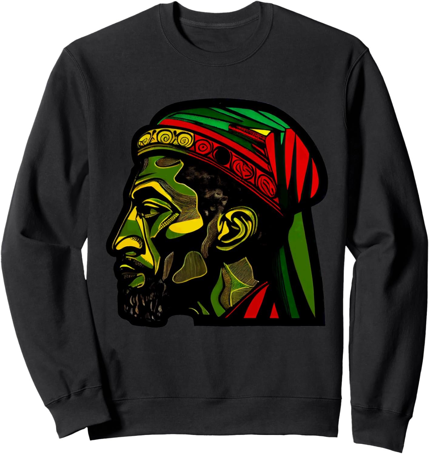 

Толстовка с изображением африканского искусства и чернокожих людей Black History Month Afro Queen And King Apparel