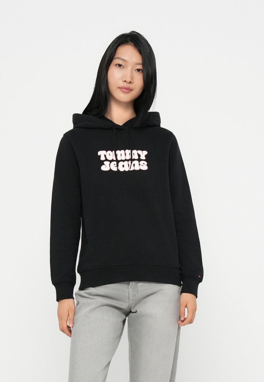 

Толстовка Tommy Jeans LOGO HOODIE , Black