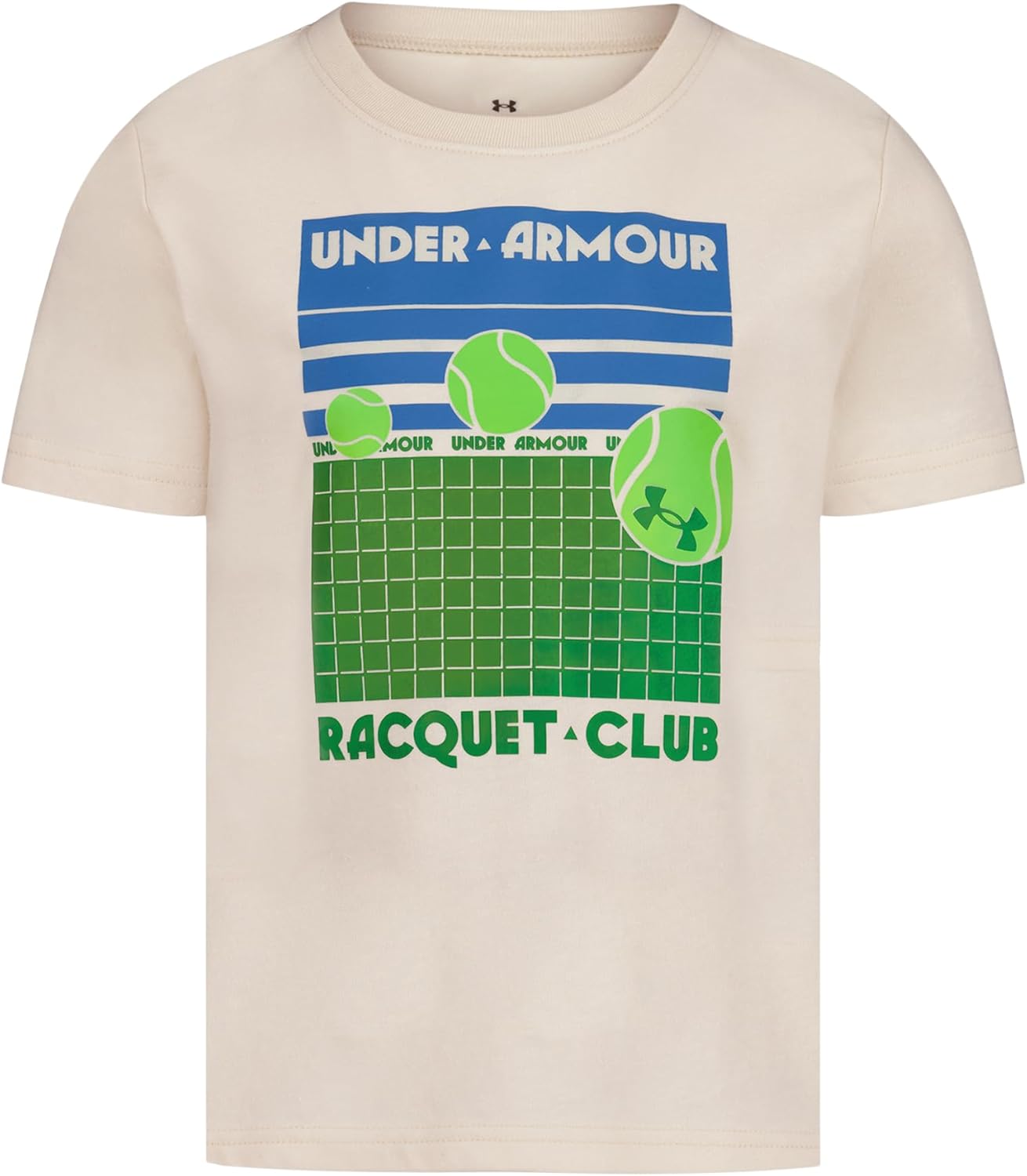 

Футболка Under Armour для мальчиков, круглый вырез, легкая и дышащая, Stone Racquet Club