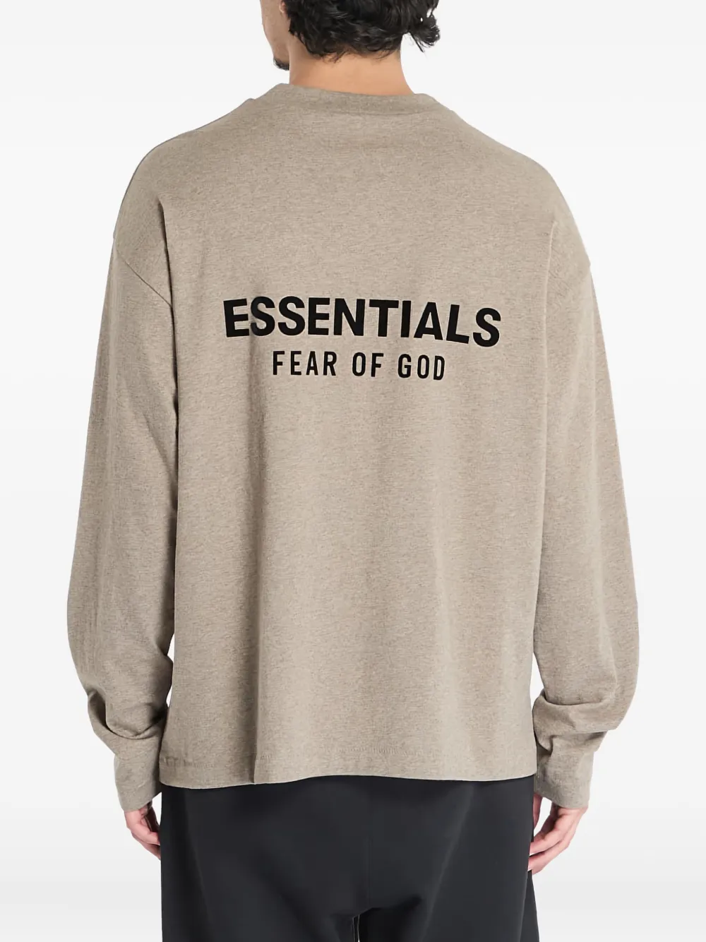 Футболка с длинными рукавами FEAR OF GOD ESSENTIALS, серый — фото 4