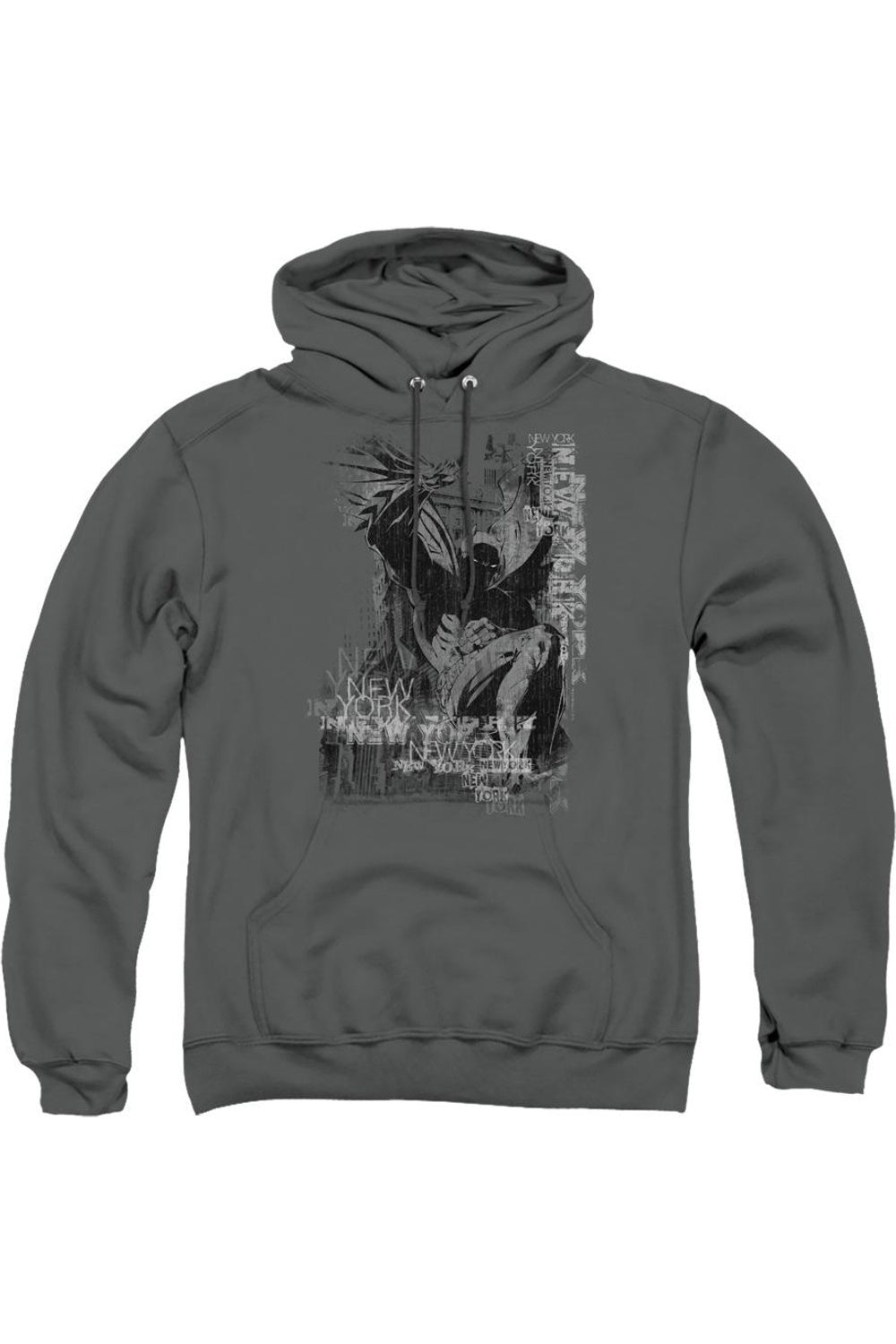 

Batman The Knight Life Adult Pull Over Hoodie / Толстовка с капюшоном Gildan, цвет charcoal