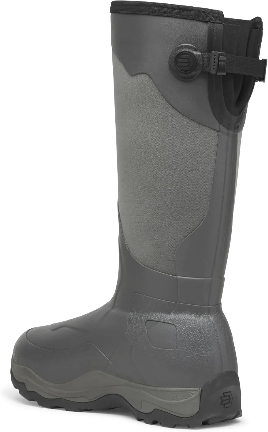 Мужские утепленные охотничьи и рабочие ботинки LaCrosse Men’s Alpha Agility 17” - натуральный резиновый корпус с подошвой Traction Agility и стелькой EVA Name ‎LaCrosse, серый — фото 2