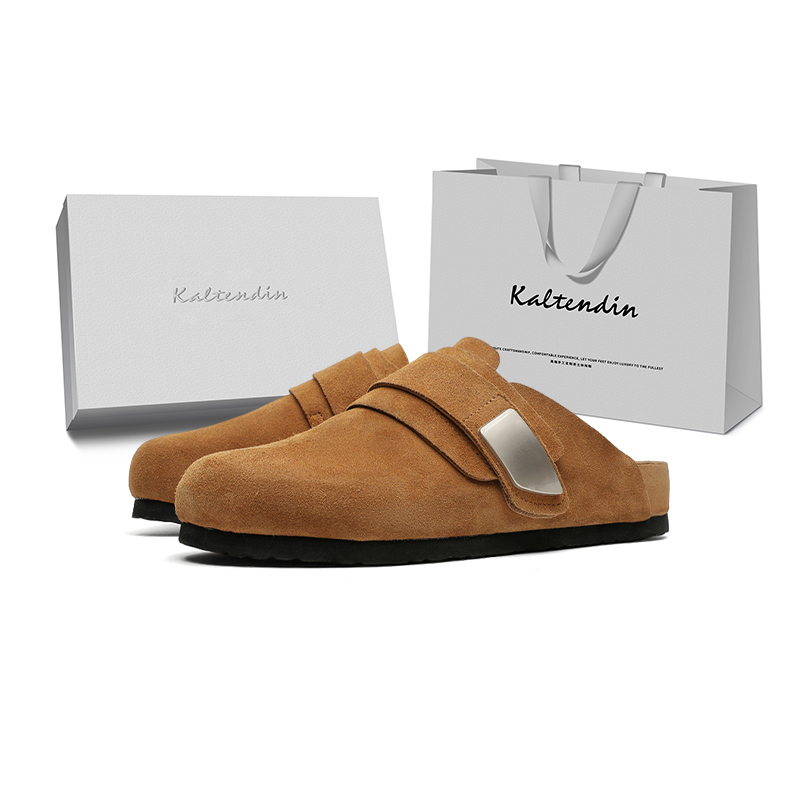 

Kaltendin Металлические закрытые тапочки унисекс - каштановая коробка, цвет Chestnut Box