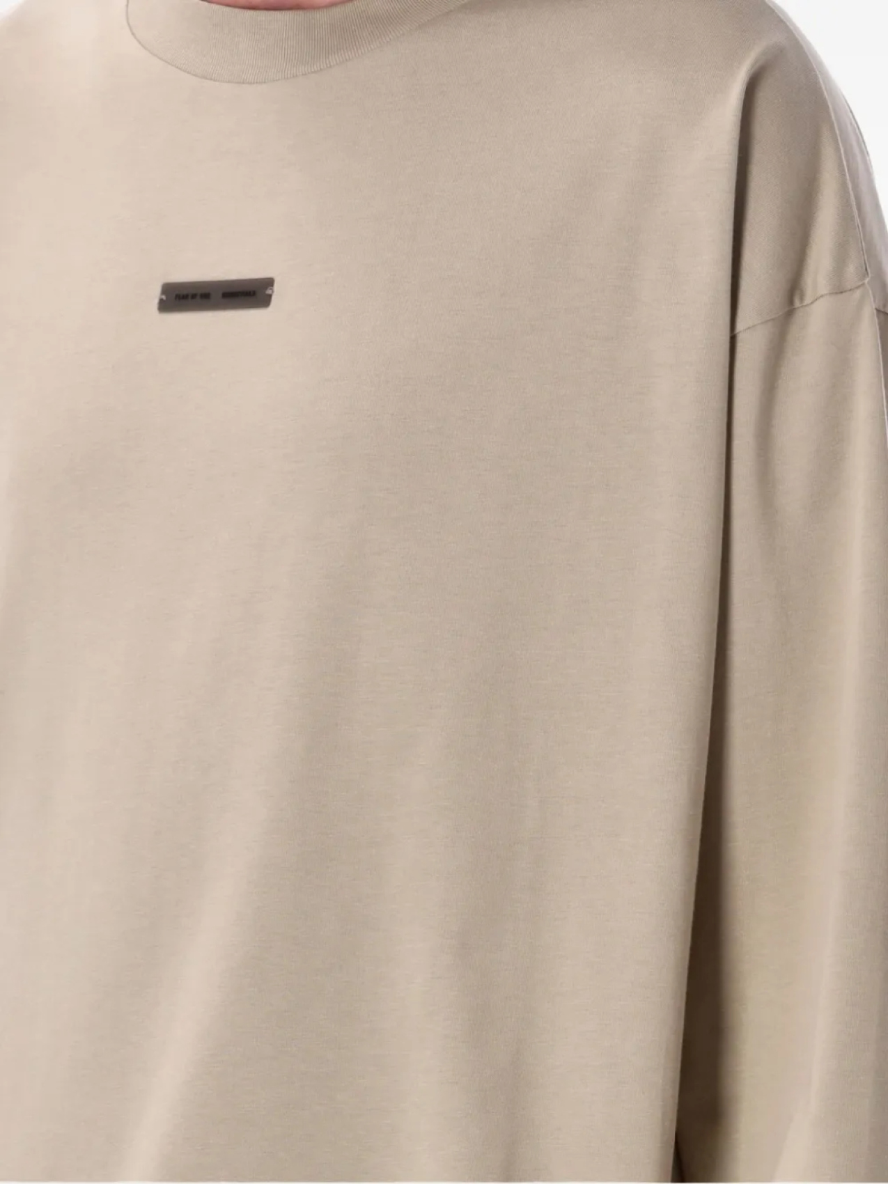 Футболка с длинным рукавом FEAR OF GOD ESSENTIALS, нейтральный — фото 3
