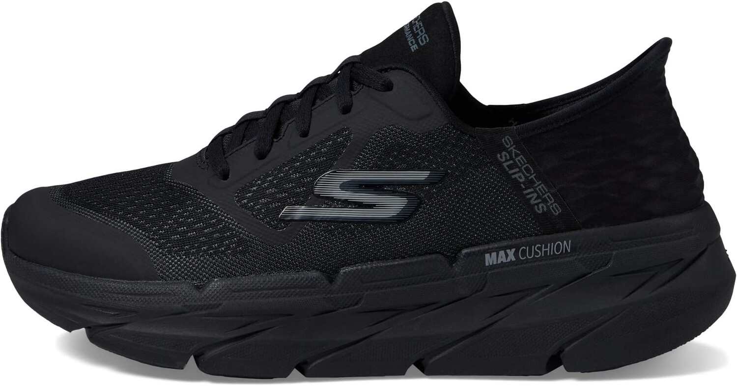 Кроссовки SKECHERS Max Cushioning Premier Ascendant Hands Free Slip-Ins, черный — фото 4