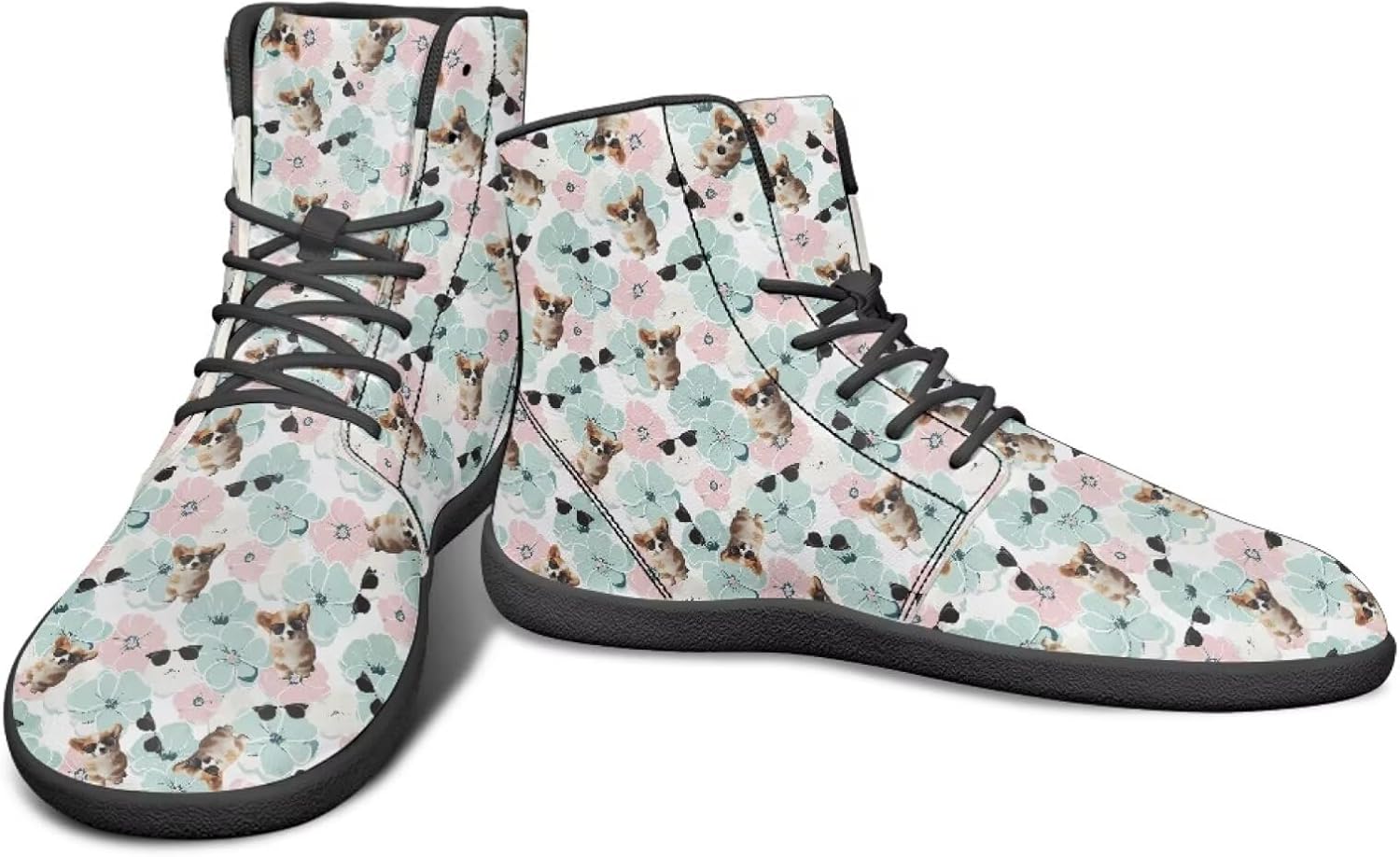 

Мужские высокие кроссовки Animal Design с широким носком и резиновой подошвой для бега и с нулевым перепадом высоты, обеспечивающие ощущение поверхности Watdotory, розовый