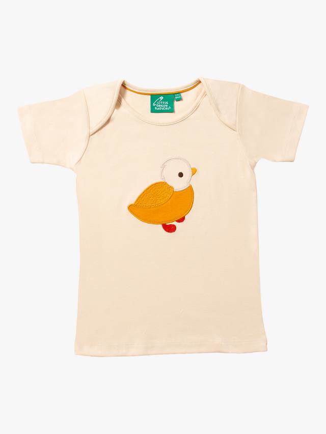 

Футболка baby little duck из чистого органического хлопка Little Green Radicals, кремовый/разноцветный