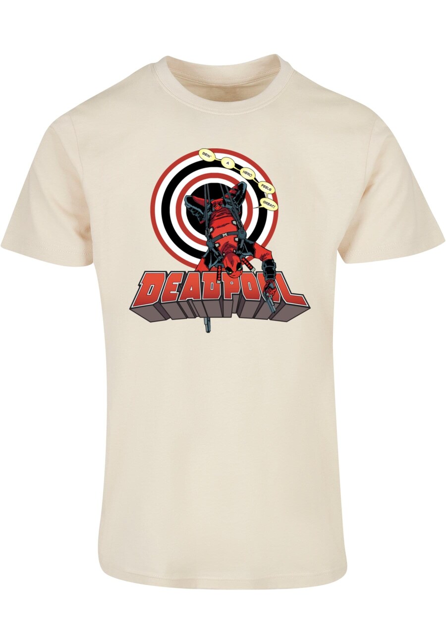 

Классическая футболка ABSOLUTE CULT Shirt Deadpool - Upside Down, бежевый