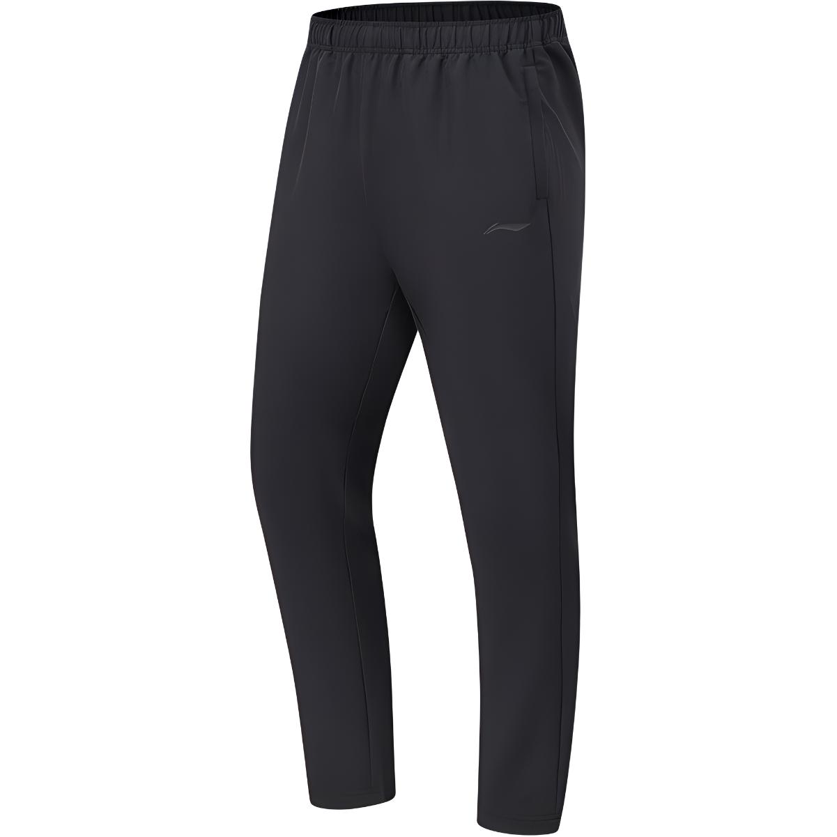 

Трикотажные спортивные штаны LiNing Fitness Series, черные, мужские