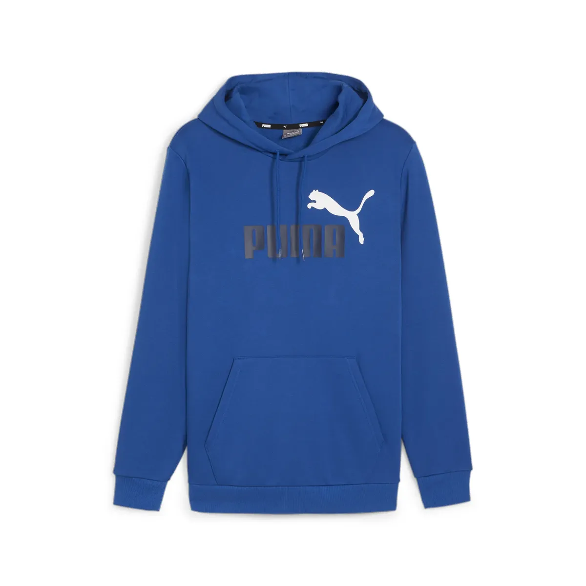 

Толстовка PUMA с капюшоном "ESS+ 2 COL BIG LOGO HOODIE FL", цвет Cobalt Glaze