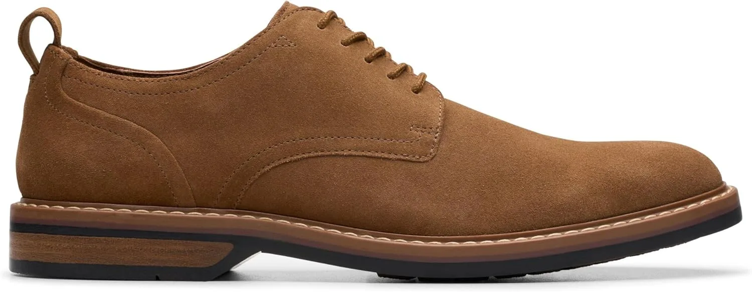 Мужские туфли Clarks Aldwin, цвет Cola Suede