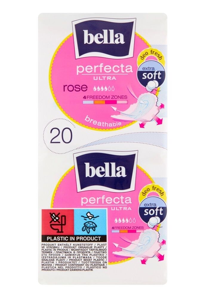 

Bella Perfecta Ultra Rose гигиенические салфетки, 20 шт.