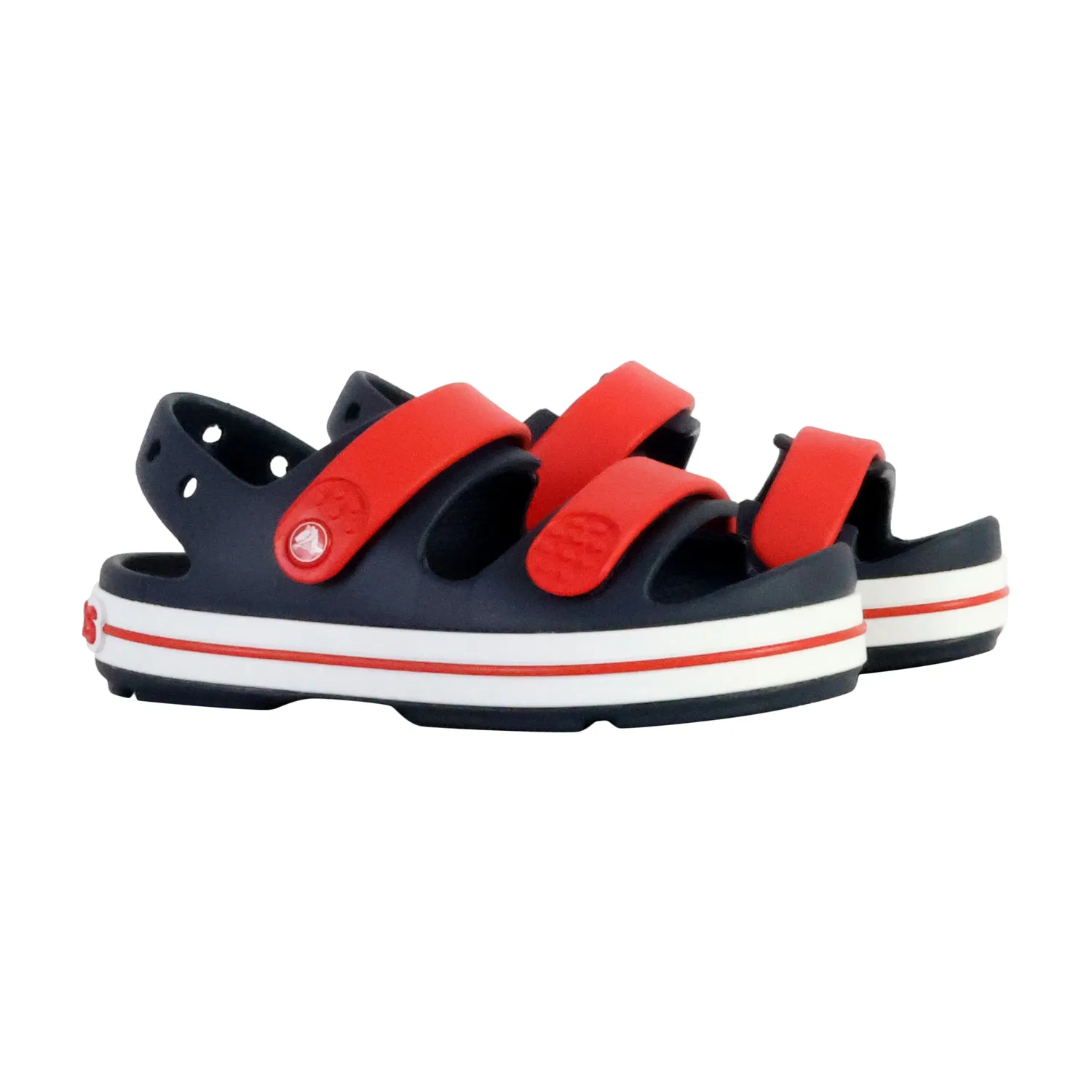 Сандалии детские с застежкой-липучкой Croband Cruiser Crocs, синий — фото 2