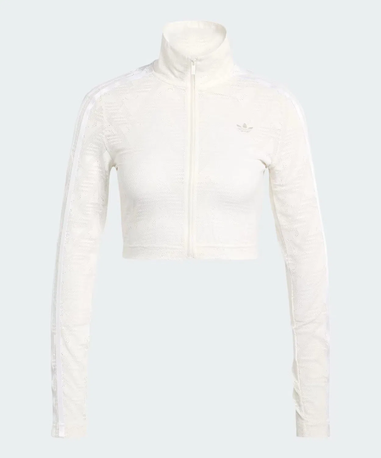 Женская куртка с кружевными вставками, модель ORI FIREBIRD CLASSIC LACE, Adidas Originals, White