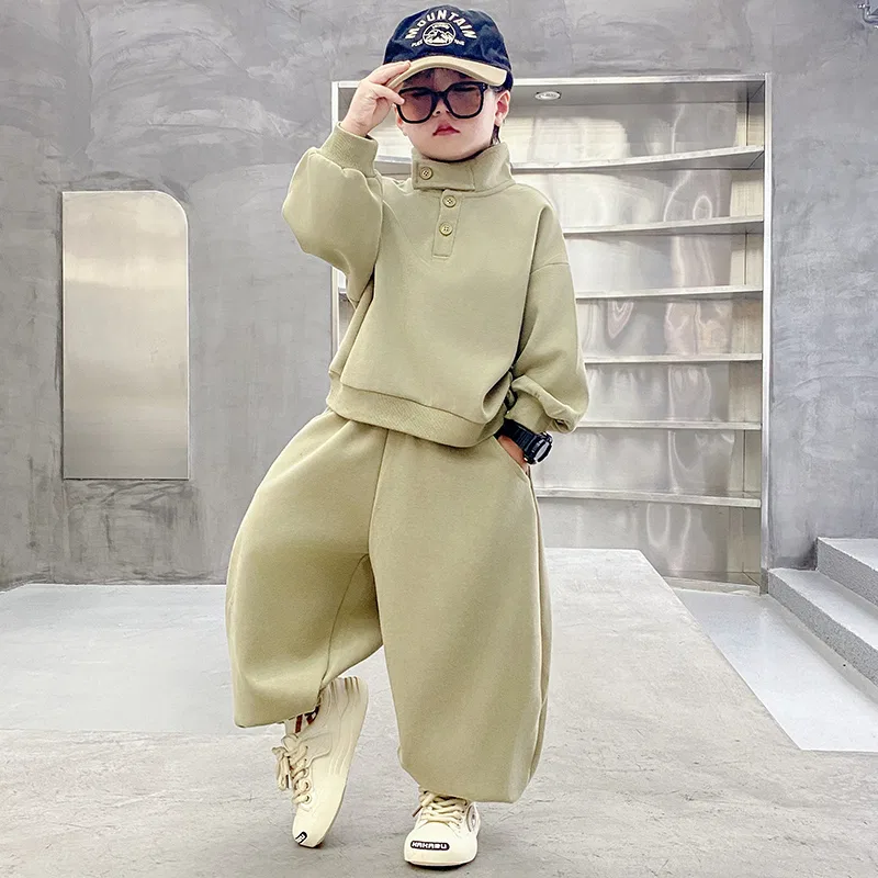 Детский спортивный костюм для мальчиков Lanza, Pea Green — фото 3