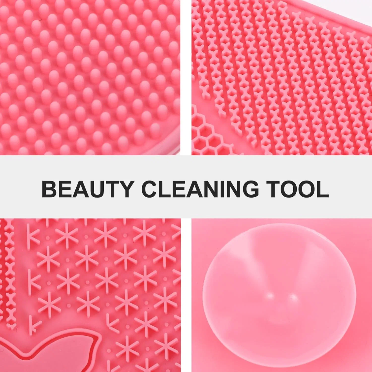 Подушечка для очистки кистей силиконовая, FRCOLOR, 1 шт, 23x17x1 см, Pink — фото 3