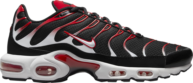 Кроссовки Nike Air Max Plus 'Black University Red', черный - фото