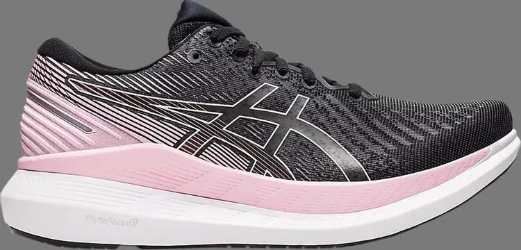 

Кроссовки wmns glideride 2 'black pink salt' Asics, розовый