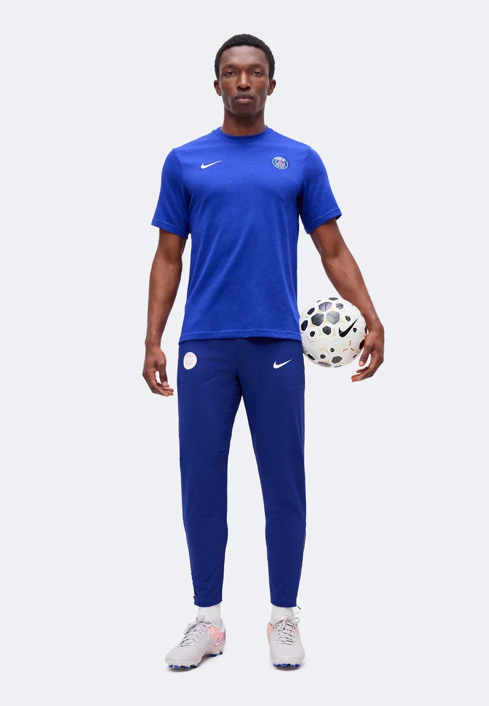 Игровая форма ПСЖ для бега - клубная форма Nike Performance, Deep Royal Blue/White — фото 2