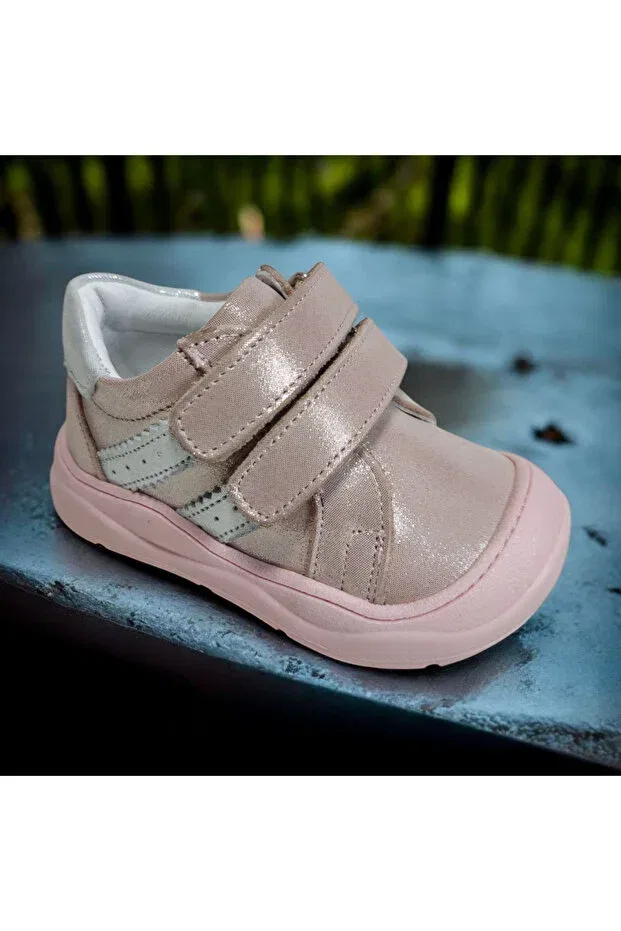 Детские тапочки-носки из кожи, Sportswear, Viva Shoes, Powder — фото 2