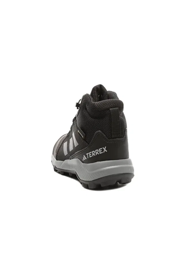 Детские ботинки для девочек с принтом Terrex Mid GTX K & Ccedil; Adidas, Black Gray — фото 3