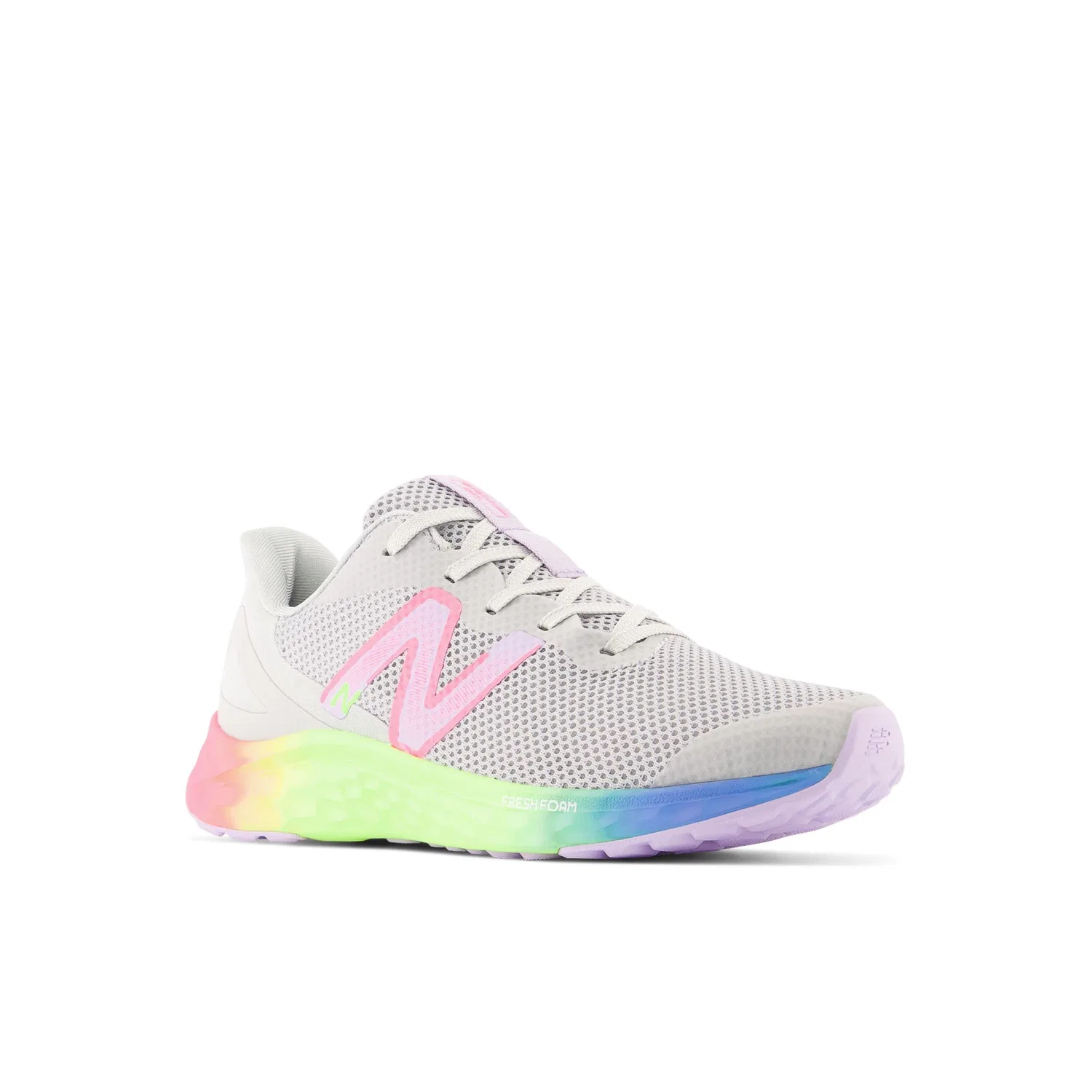 Детские кроссовки для мальчиков с амортизацией Fresh Foam Arishi V4 New Balance, Grey — фото 3
