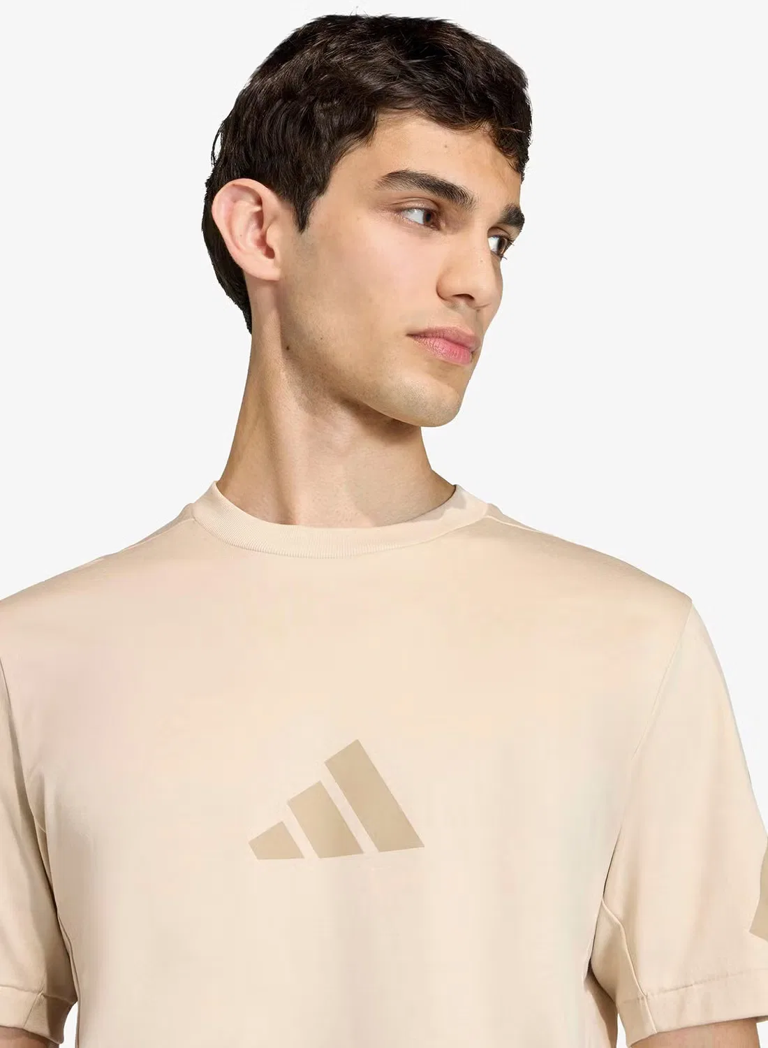 Футболка с принтом Z.N.E. Adidas, коралловый — фото 3
