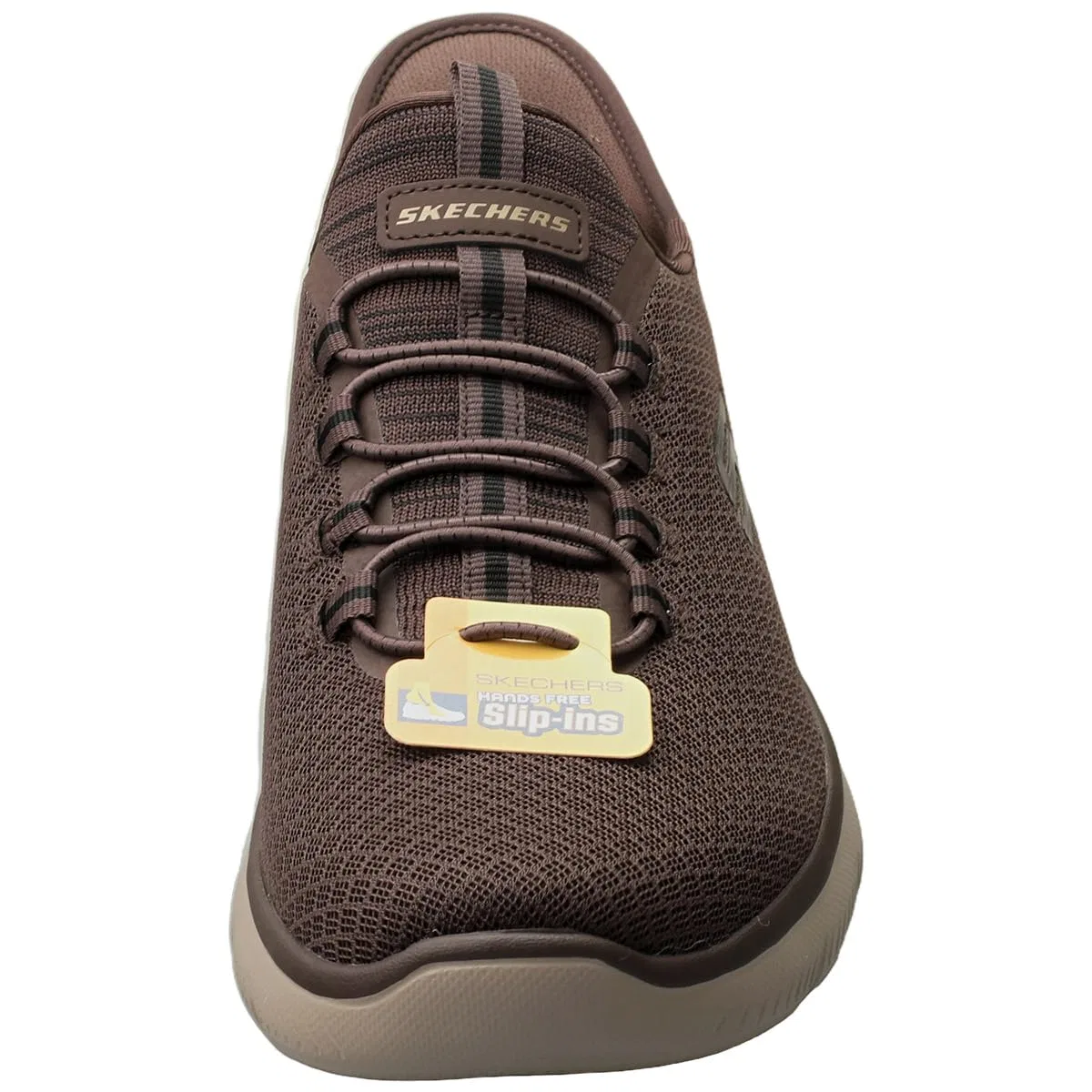 Детские кроссовки для мальчиков с кроссовками-слипонами Skechers, Chocolate — фото 3