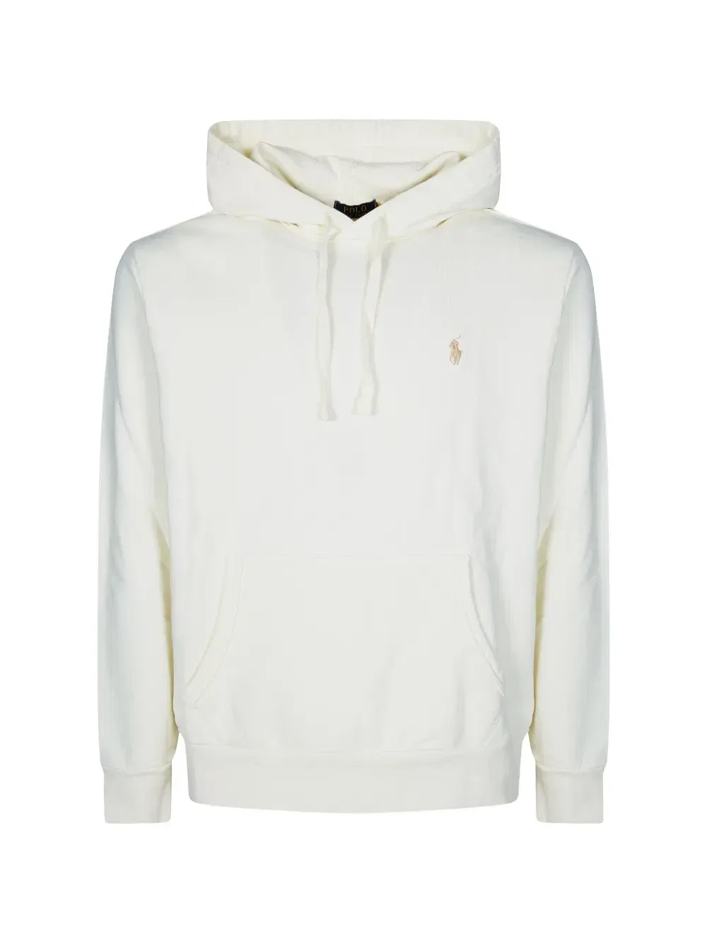 Худи на шнурках с вышитым логотипом Loopback Polo Ralph Lauren, белый