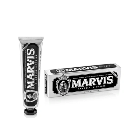 

Зубная паста с фтором 85 мл - Лакрица и мята Marvis