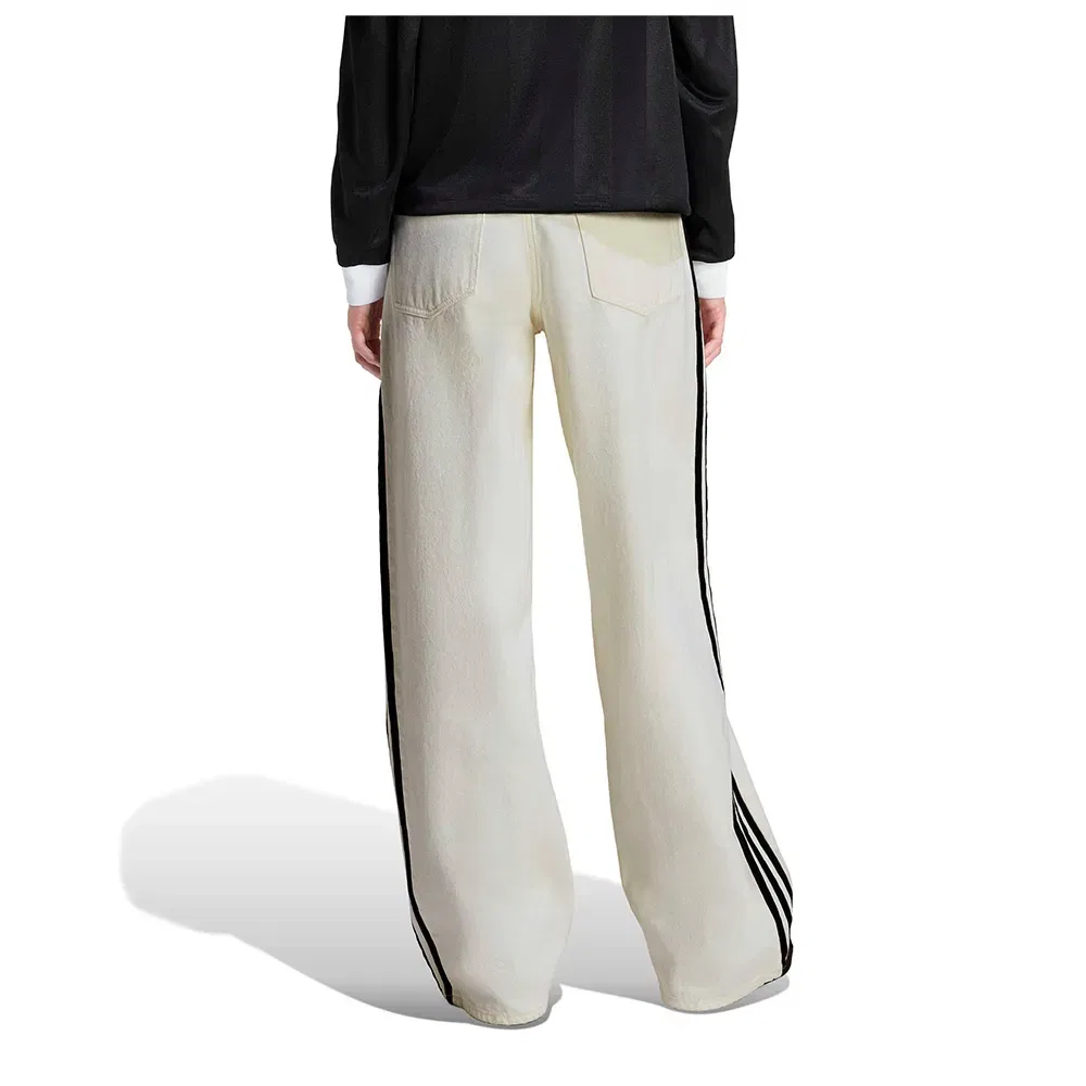Женские джинсовые спортивные брюки свободного кроя Firebird Track Jeans Adidas Originals, White — фото 2