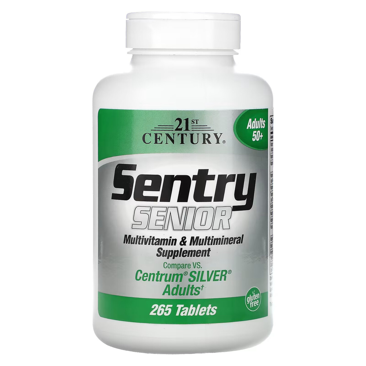 

21st Century, Sentry Senior, мультивитаминная и мультиминеральная добавка, для взрослых от 50 лет, 265 таблеток