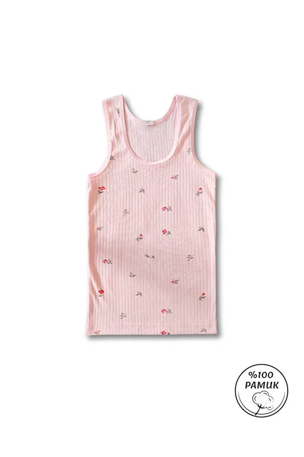 Детский комплект маек и трусиков для девочек Basics Panfilia, White-Cream — фото 3