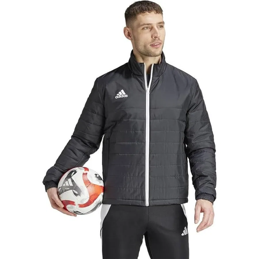 Мужская ветровка с длинным рукавом ENT22 adidas, 2XL, Черный — фото 3