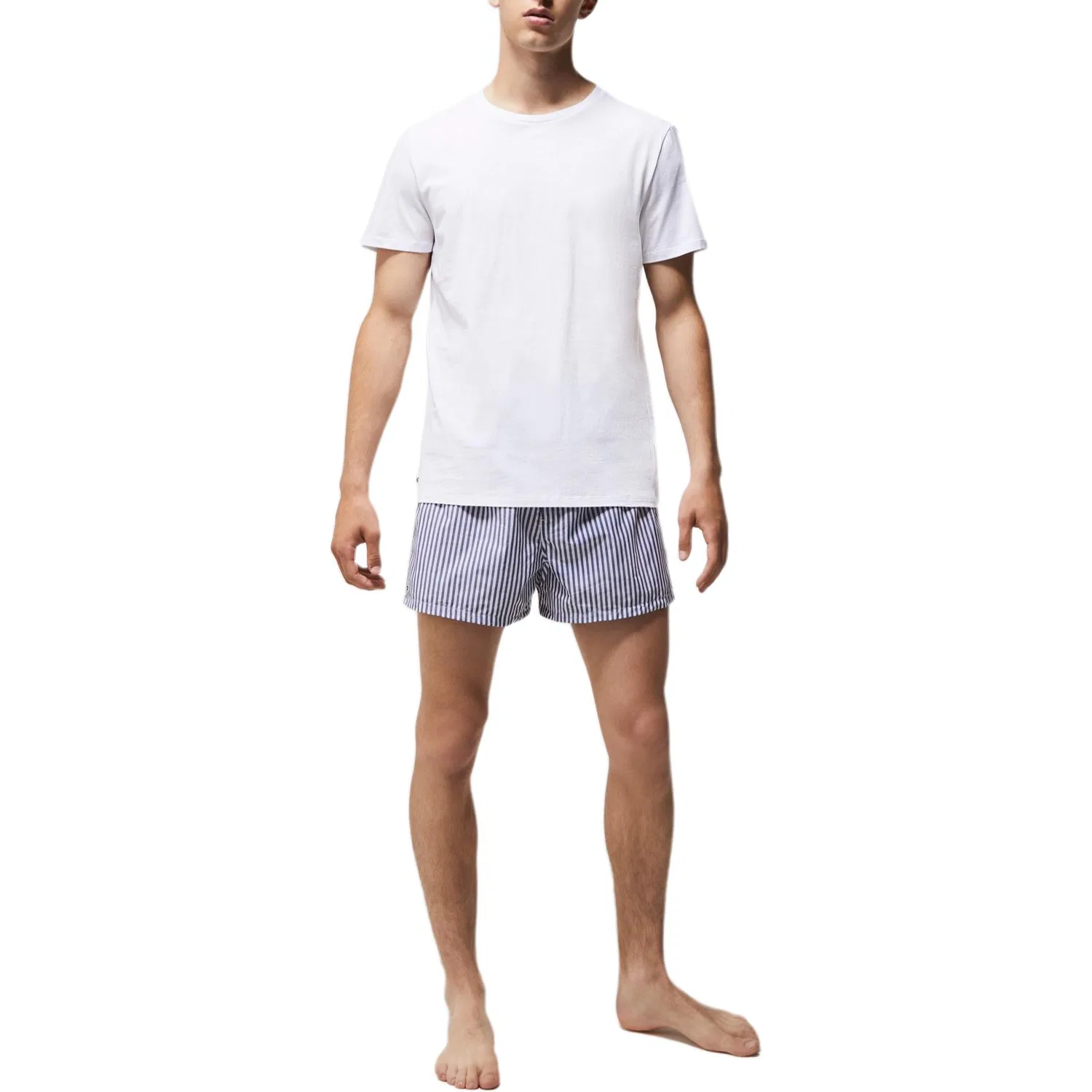 Мужской комплект футболок с коротким рукавом, 3 шт, LACOSTE, White — фото 4