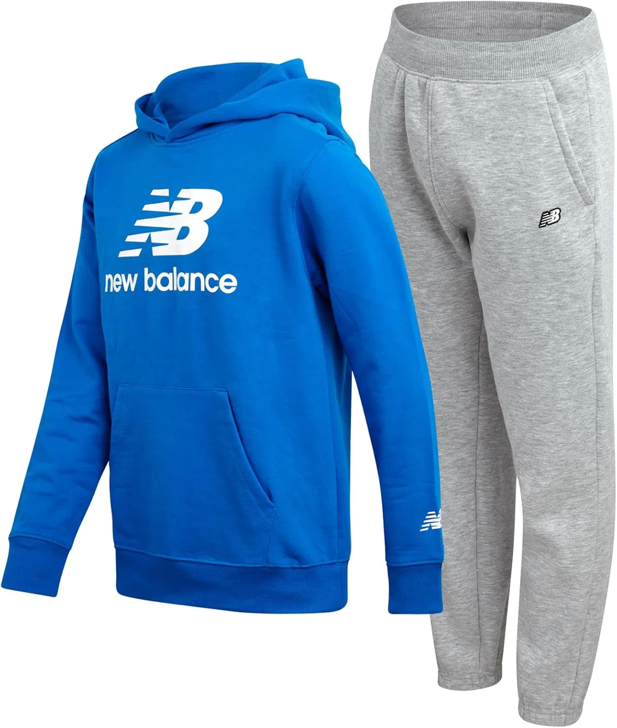 Детский спортивный костюм из флиса New Balance, 2 предмета, Blue Oasis Grey