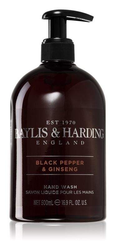 

Жидкое мыло для рук Baylis & Harding Black Pepper & Ginseng