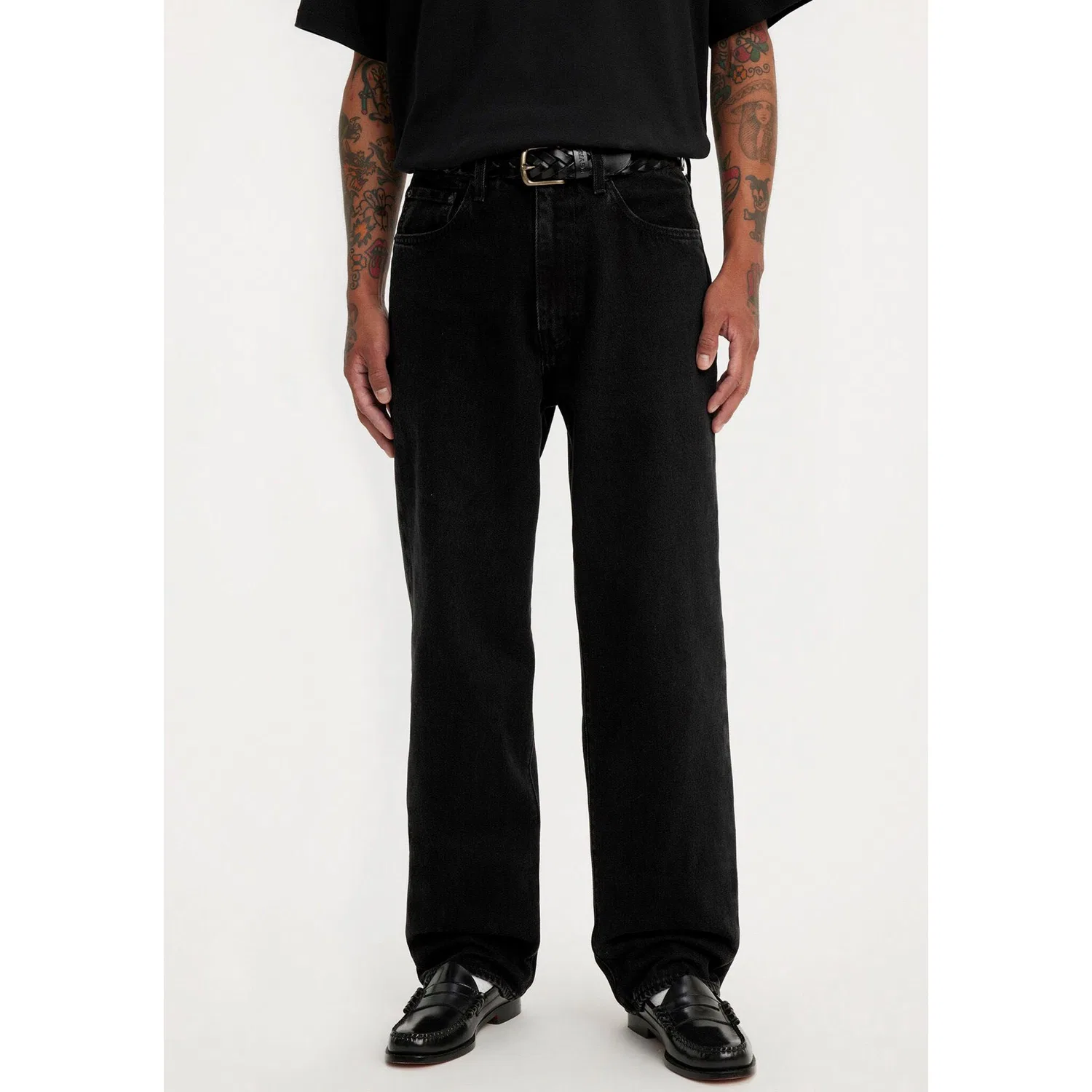 Мужские свободные джинсы прямого кроя 568 STAY LOOSE Levi's, Black