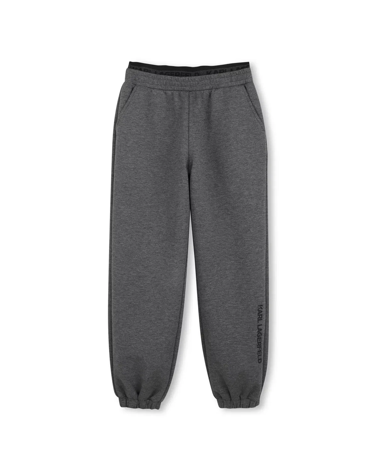 Детские брюки для мальчиков с пятью карманами Pantalón cinco bolsillos Karl Lagerfeld Kids, Gris Oscuro