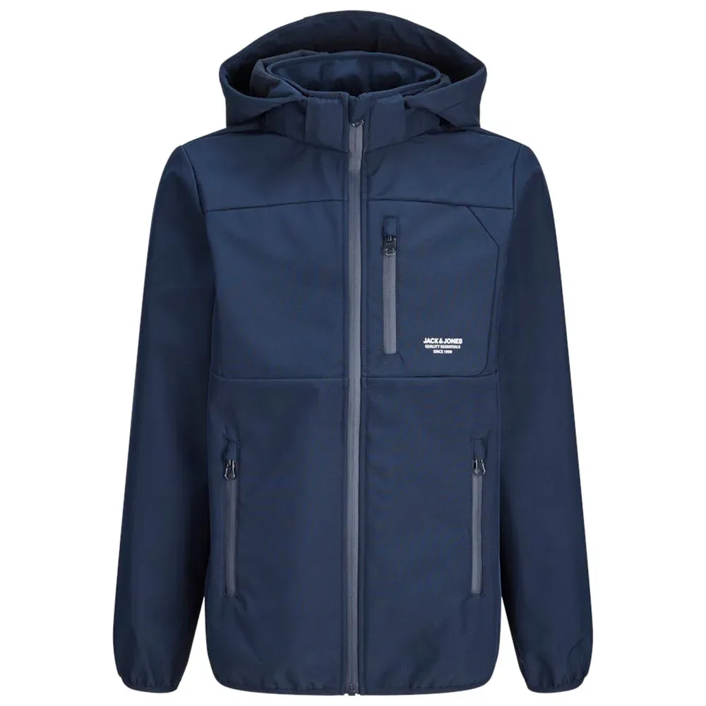 Детская куртка для мальчиков с капюшоном Jack & jones Theo, Blue — фото 3