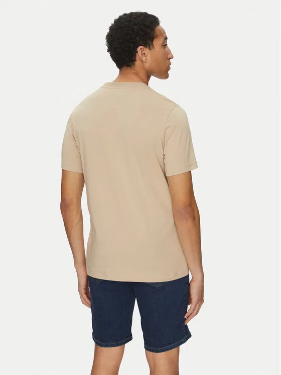 Футболка regular fit Flag Box Tommy Hilfiger, бежевый — фото 3