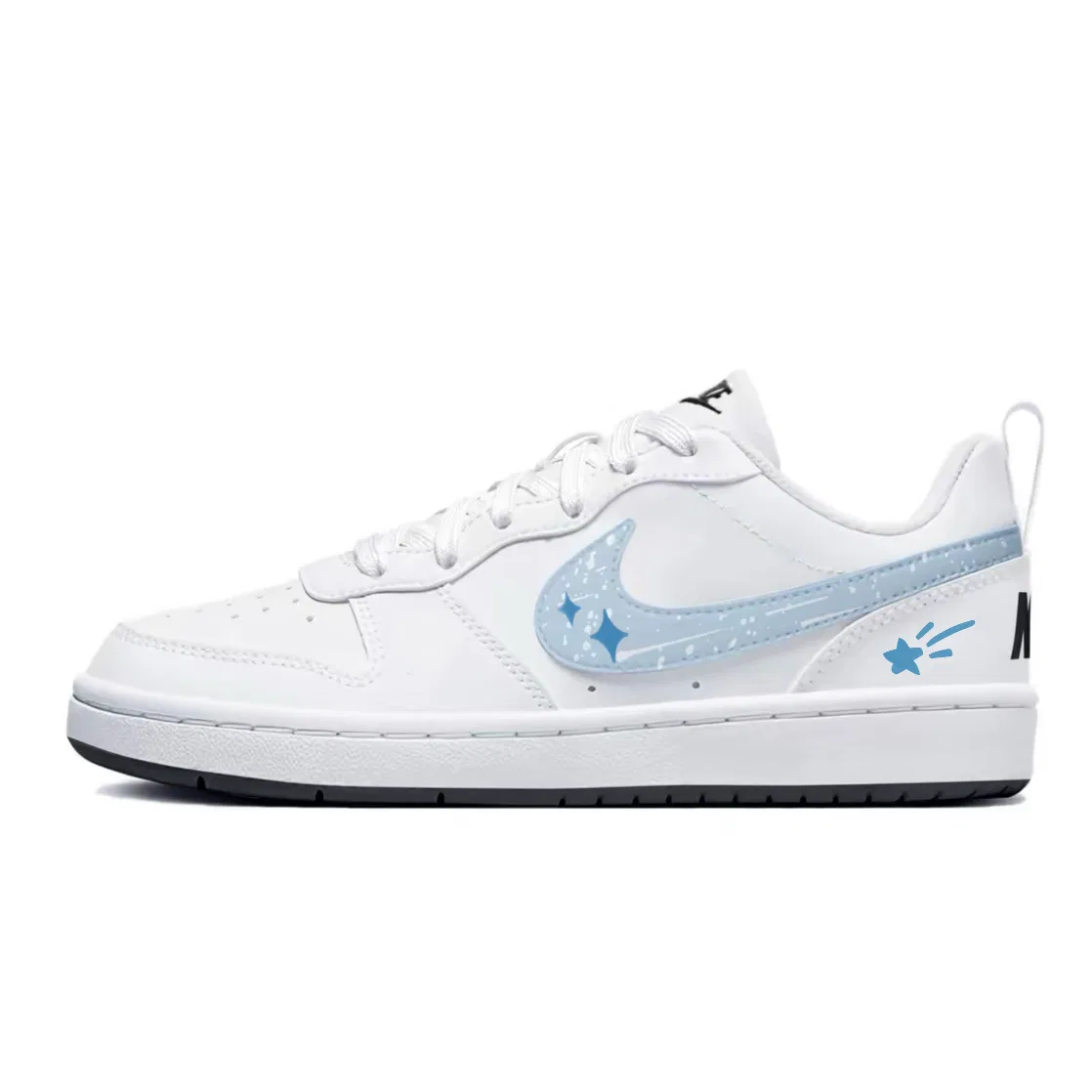 Детские скейтбординг-кроссовки Icy Blue Court Borough Nike