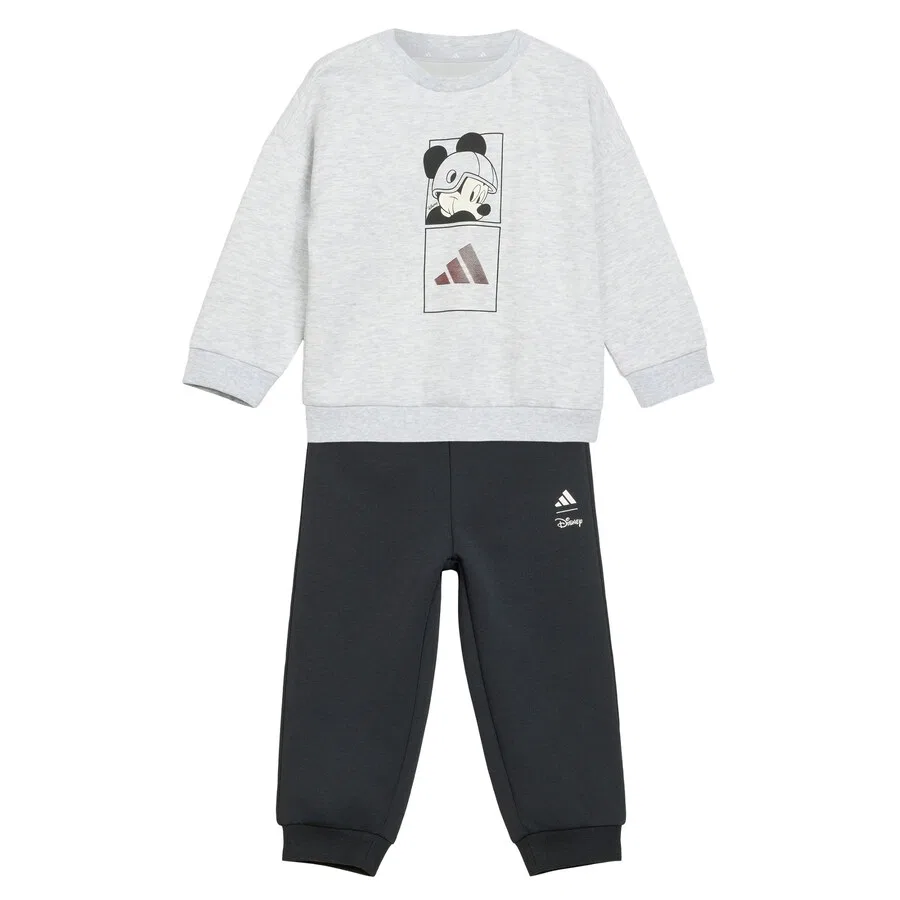 Спортивный костюм ADIDAS SPORTSWEAR 'adidas Disney Mickey Mouse' в серо-пятнистом цвете