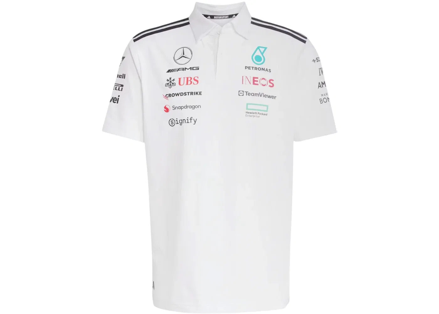 Мужское поло с коротким рукавом Adidas, White Melange/Black
